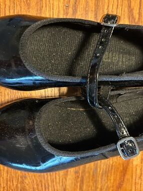 Black tan shoes size 870 Patent Leather Mary Jane Flats - Black